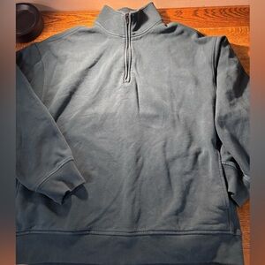 Athleta Half-Zip Pullover Sweater - Hunter green, L